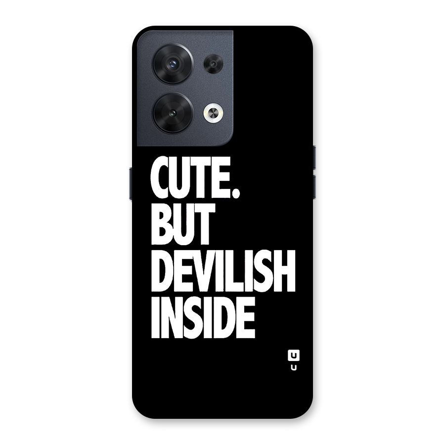 Devil Inside Back Case for Oppo Reno8 5G
