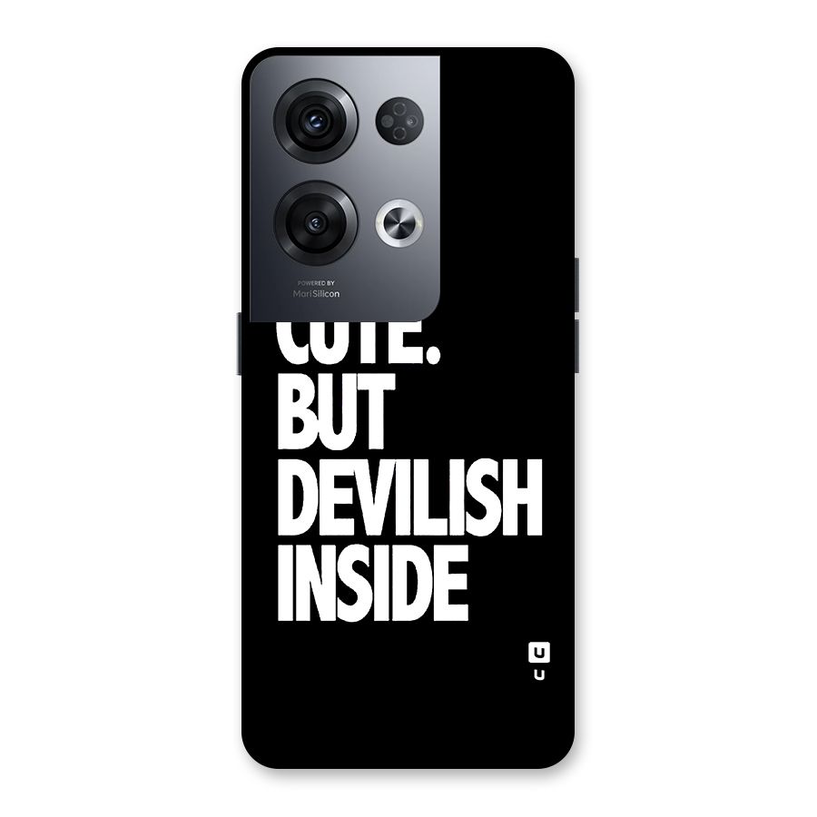 Devil Inside Back Case for Oppo Reno8 Pro 5G