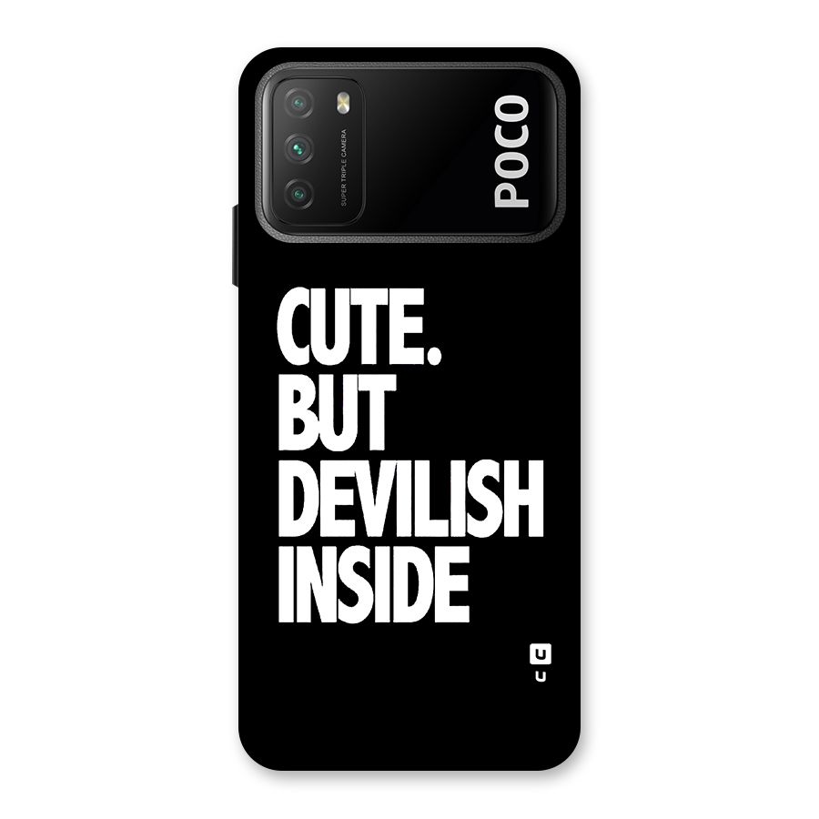 Devil Inside Back Case for Poco M3