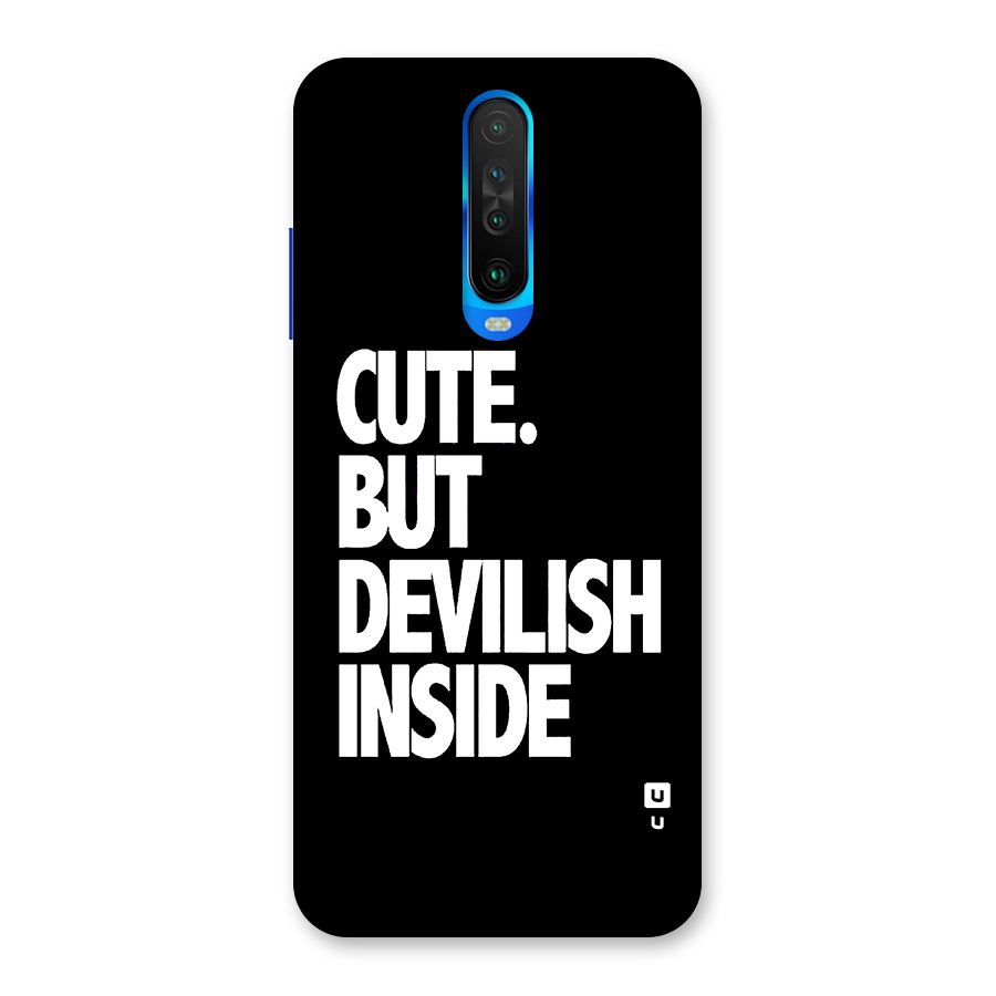 Devil Inside Back Case for Poco X2