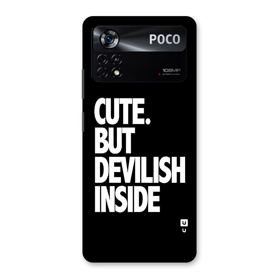 Devil Inside Back Case for Poco X4 Pro 5G