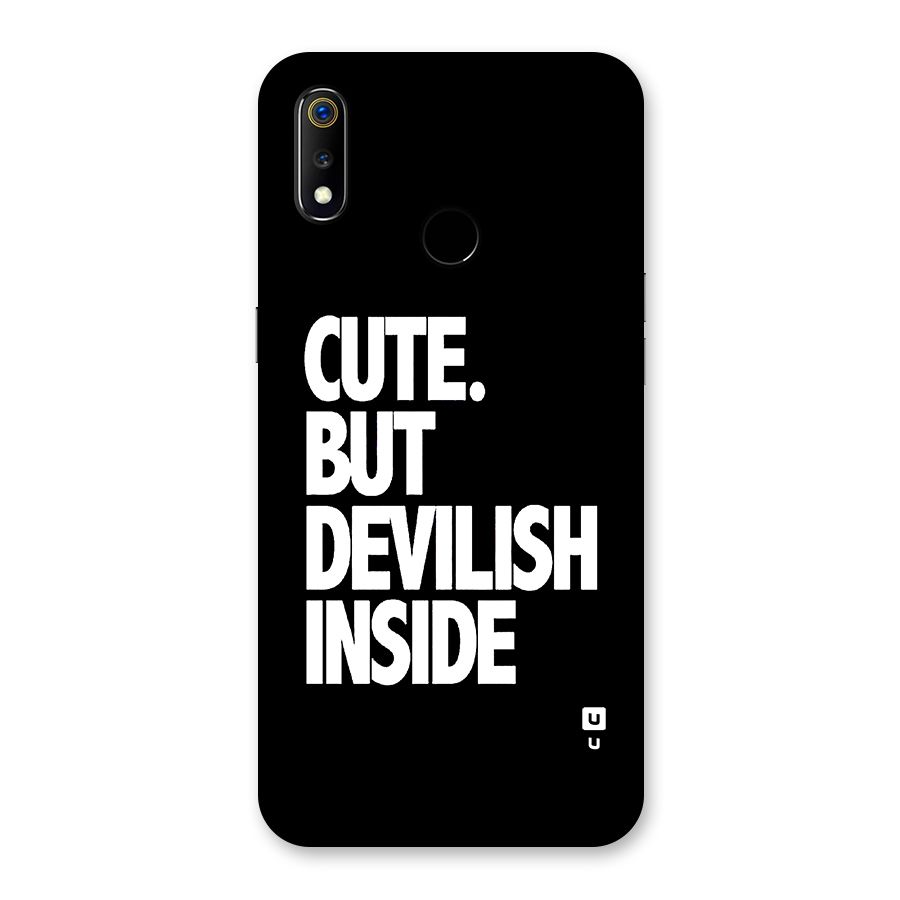 Devil Inside Back Case for Realme 3