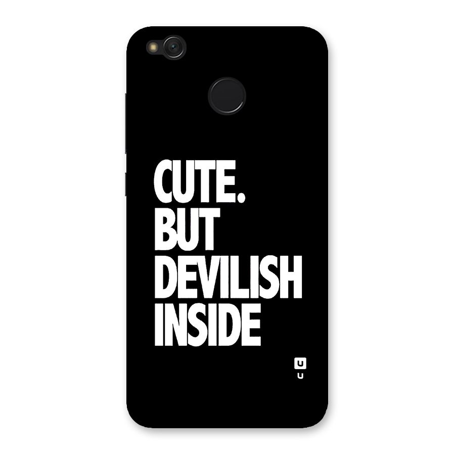 Devil Inside Back Case for Redmi 4