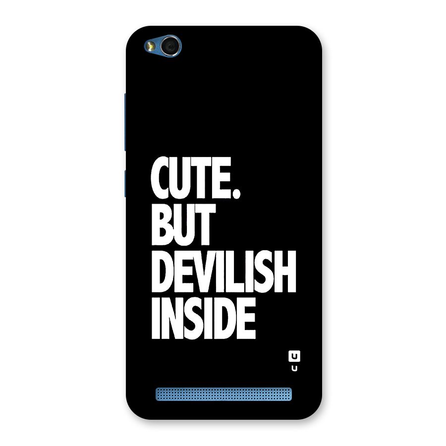 Devil Inside Back Case for Redmi 5A
