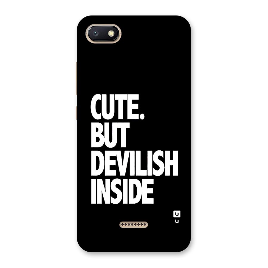 Devil Inside Back Case for Redmi 6A