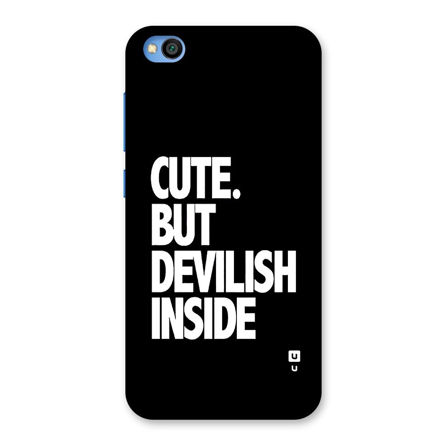 Devil Inside Back Case for Redmi Go