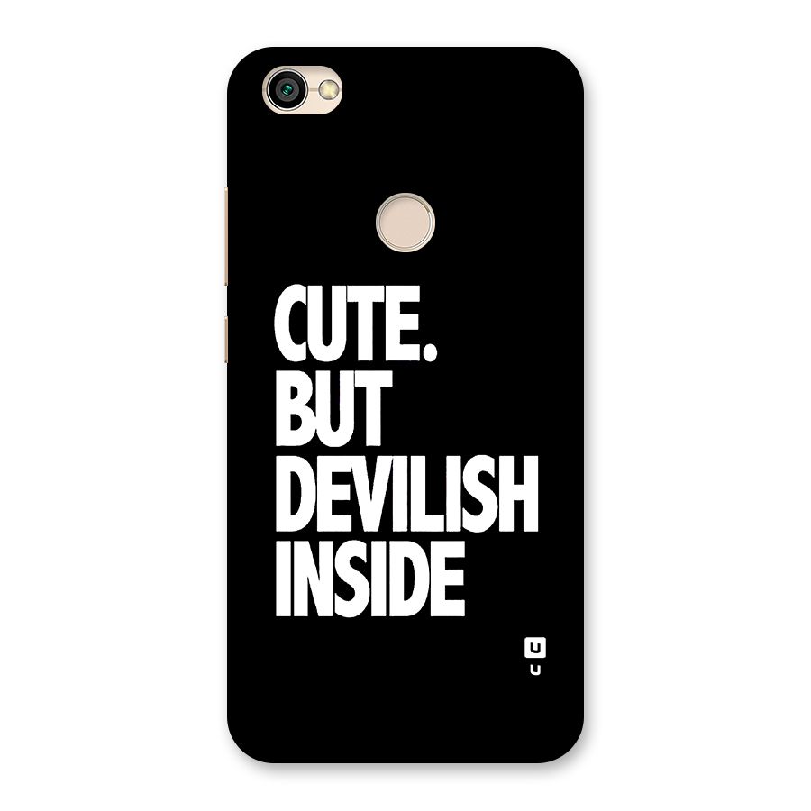 Devil Inside Back Case for Redmi Y1 2017
