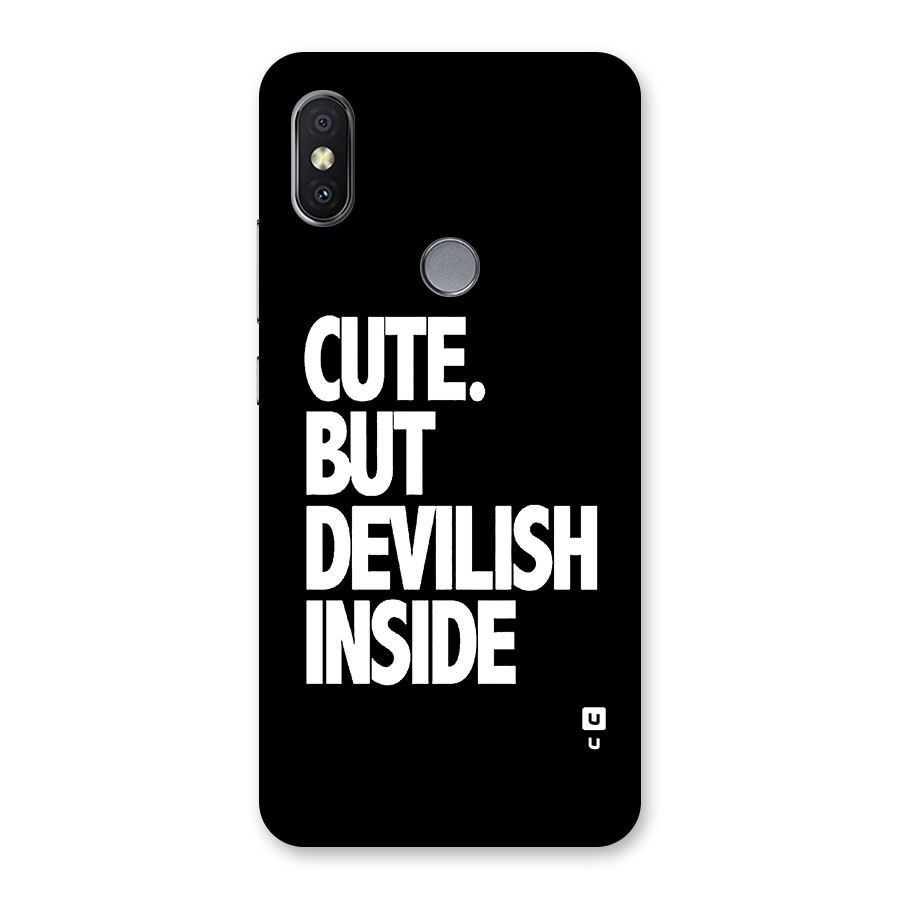 Devil Inside Back Case for Redmi Y2