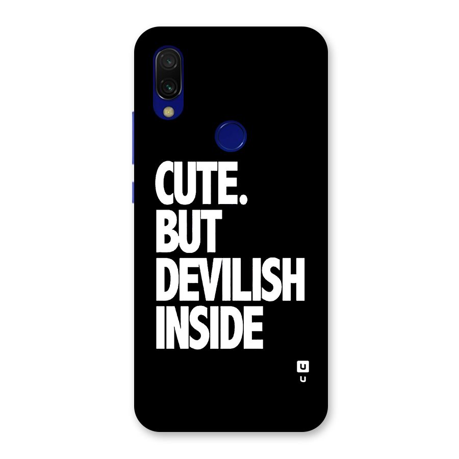 Devil Inside Back Case for Redmi Y3
