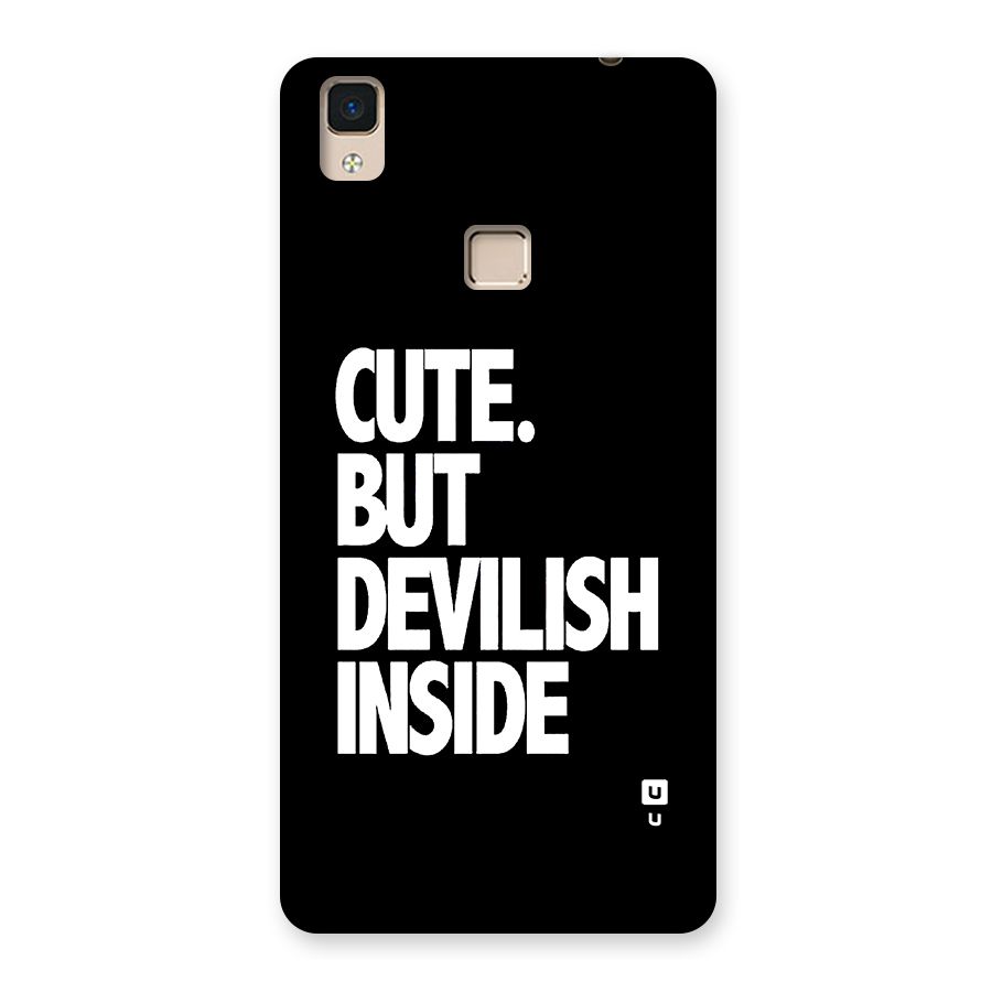 Devil Inside Back Case for V3 Max