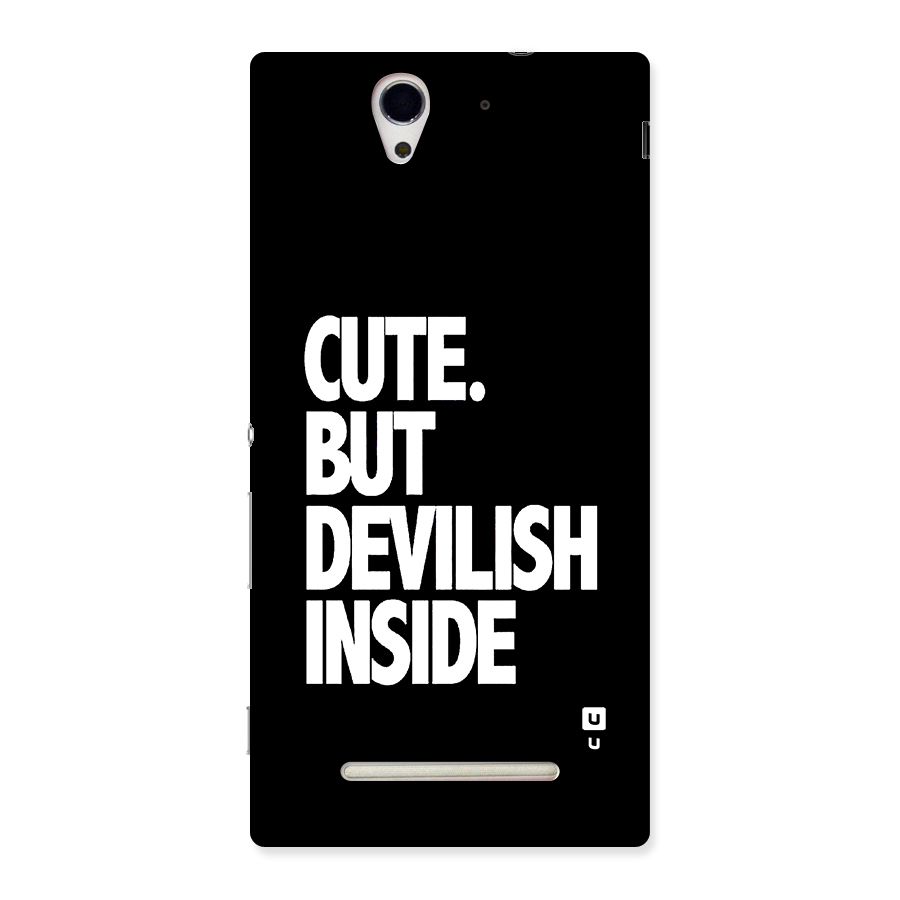 Devil Inside Back Case for Xperia C3