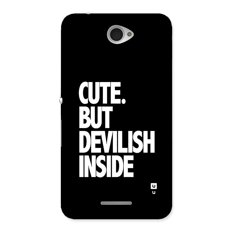Devil Inside Back Case for Xperia E4