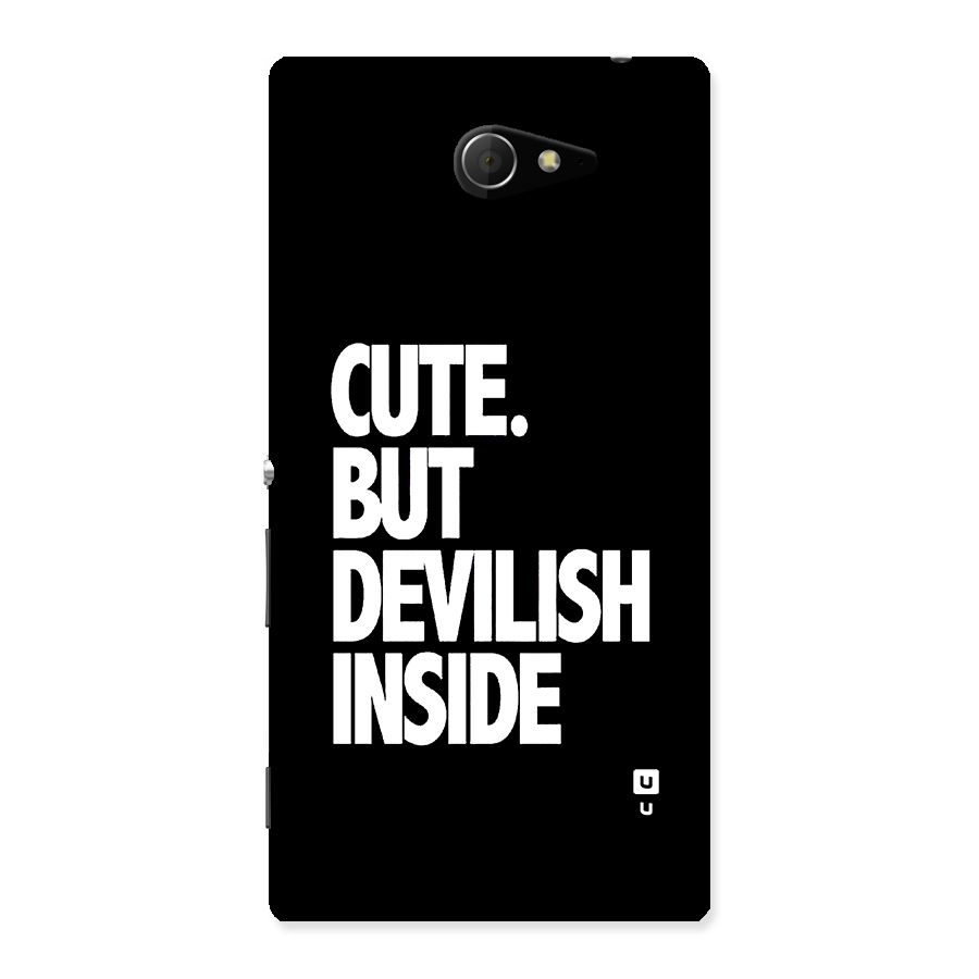 Devil Inside Back Case for Xperia M2