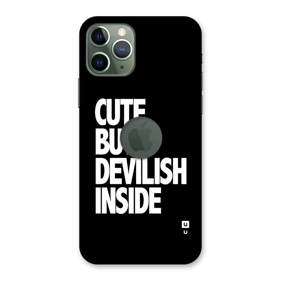 Devil Inside Back Case for iPhone 11 Pro Logo Cut