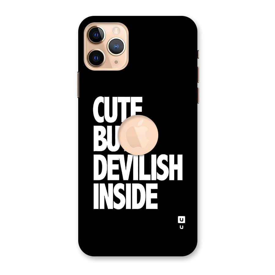 Devil Inside Back Case for iPhone 11 Pro Max Logo Cut