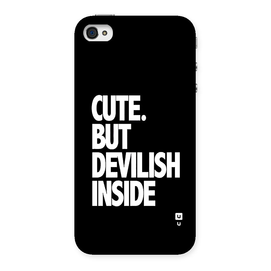 Devil Inside Back Case for iPhone 4 4s
