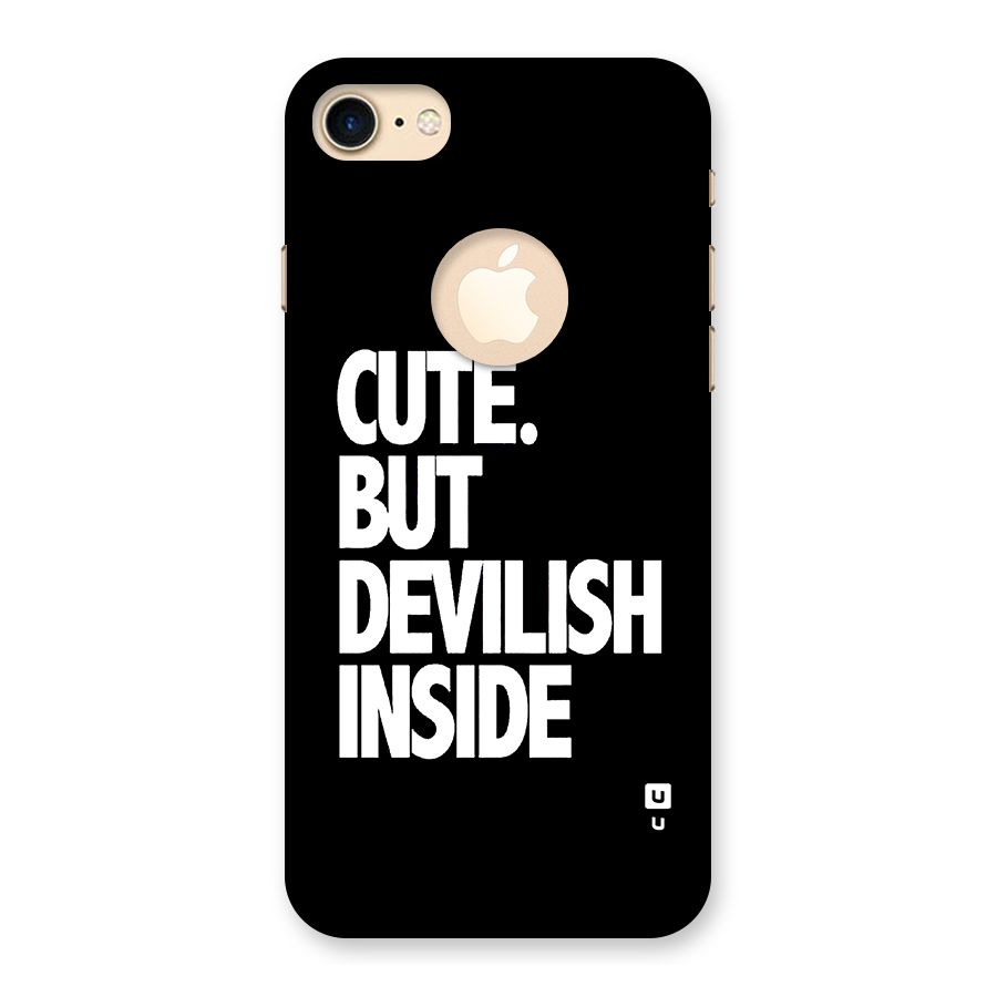 Devil Inside Back Case for iPhone 7 Logo Cut
