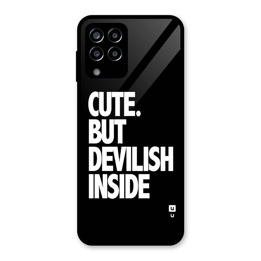 Devil Inside Glass Back Case for Galaxy M33