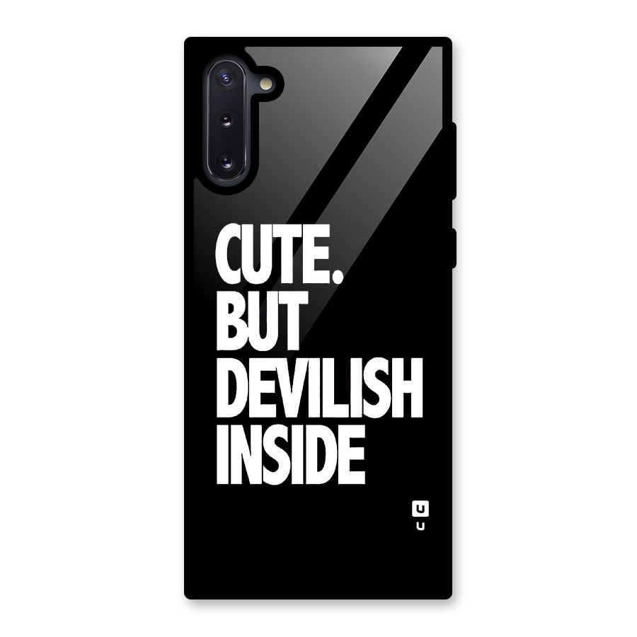 Devil Inside Glass Back Case for Galaxy Note 10