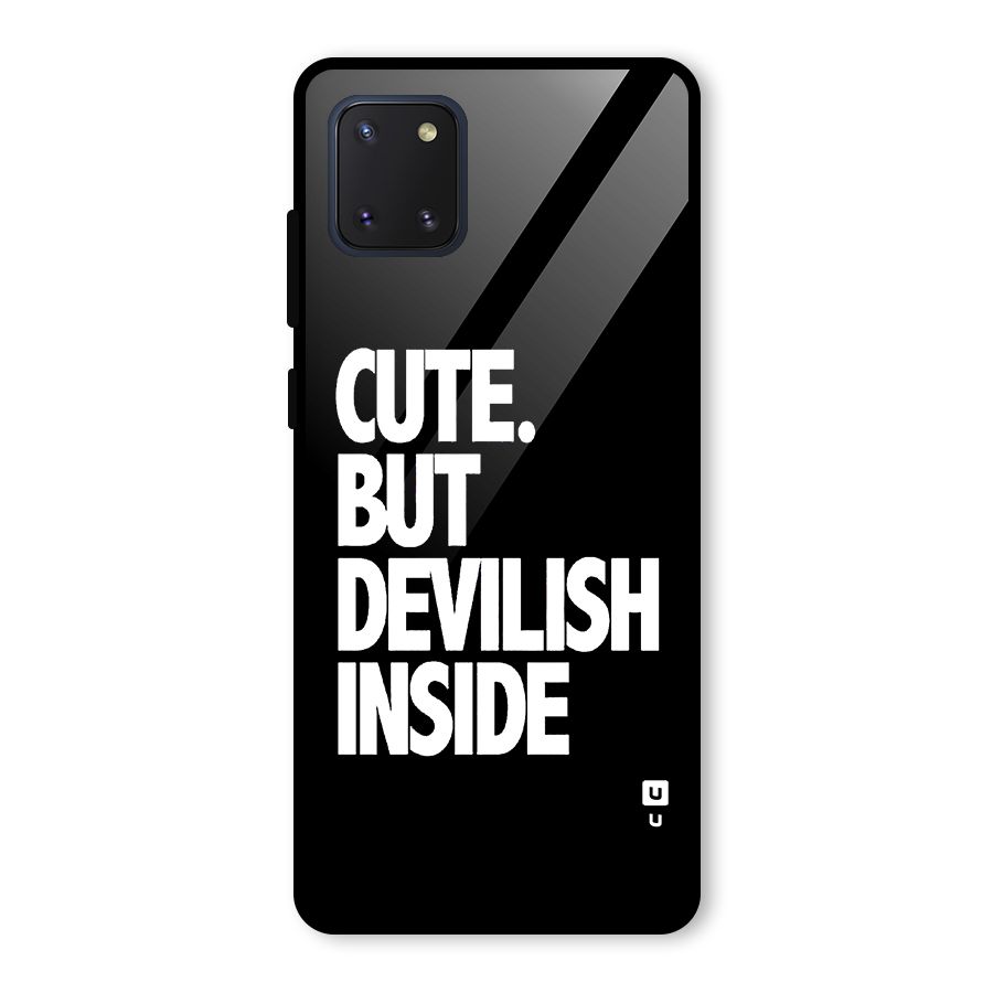 Devil Inside Glass Back Case for Galaxy Note 10 Lite
