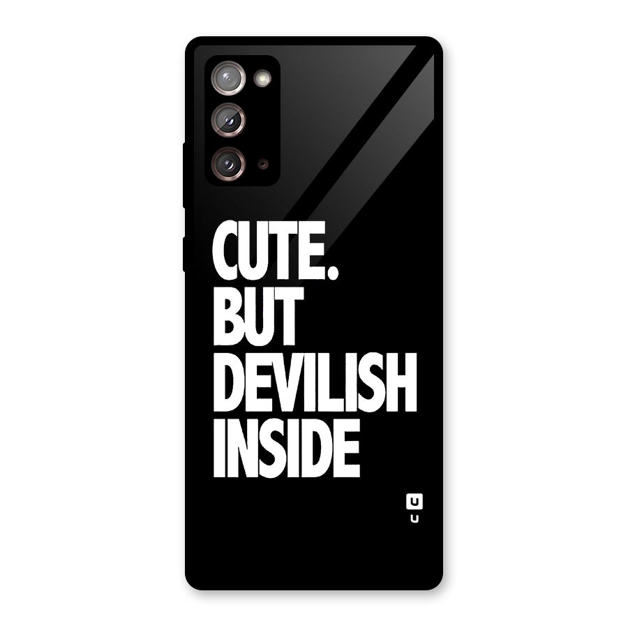 Devil Inside Glass Back Case for Galaxy Note 20