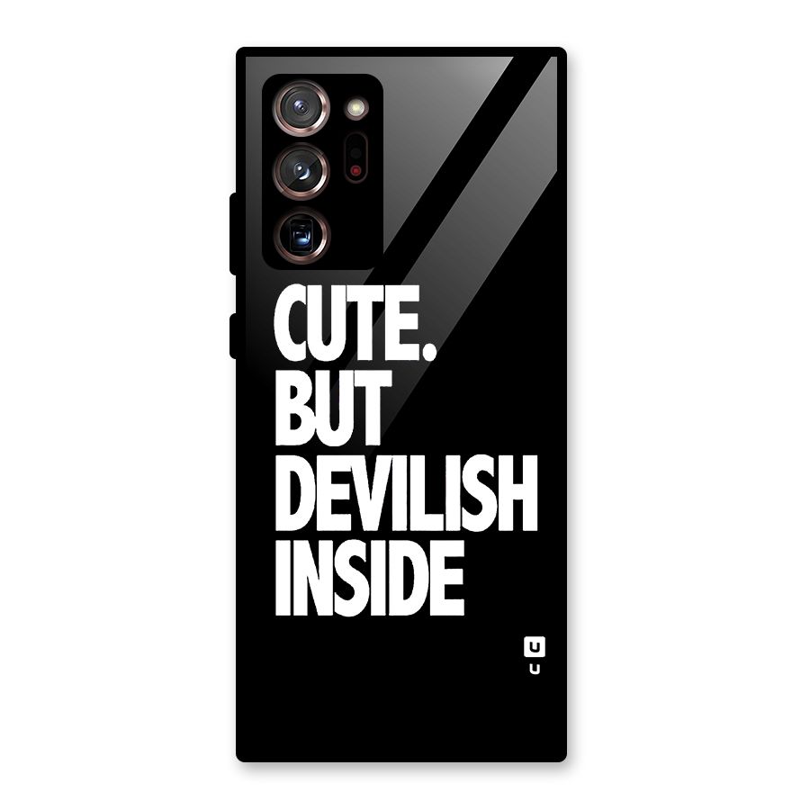 Devil Inside Glass Back Case for Galaxy Note 20 Ultra 5G