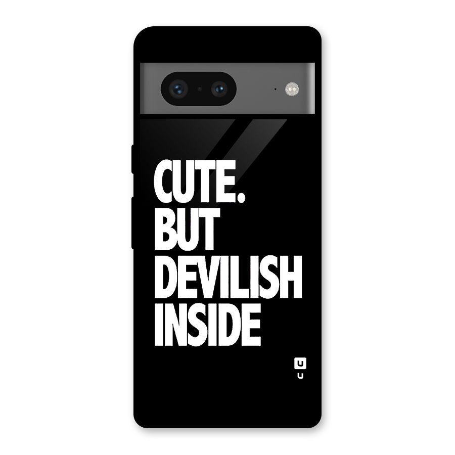 Devil Inside Glass Back Case for Google Pixel 7