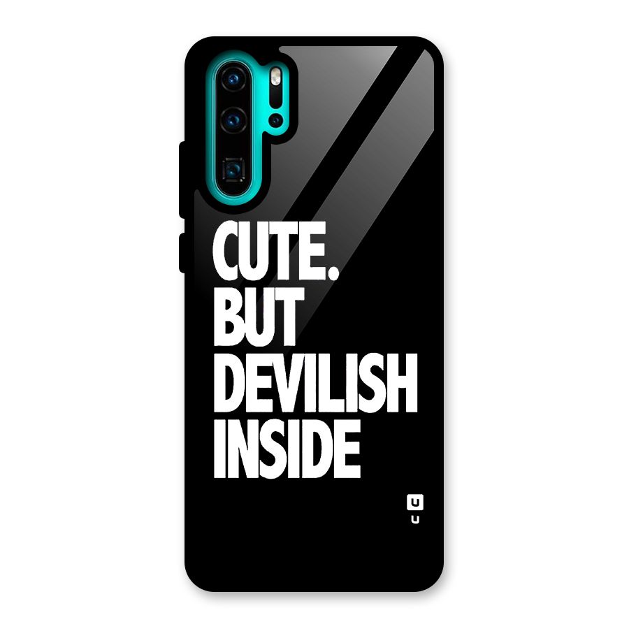 Devil Inside Glass Back Case for Huawei P30 Pro