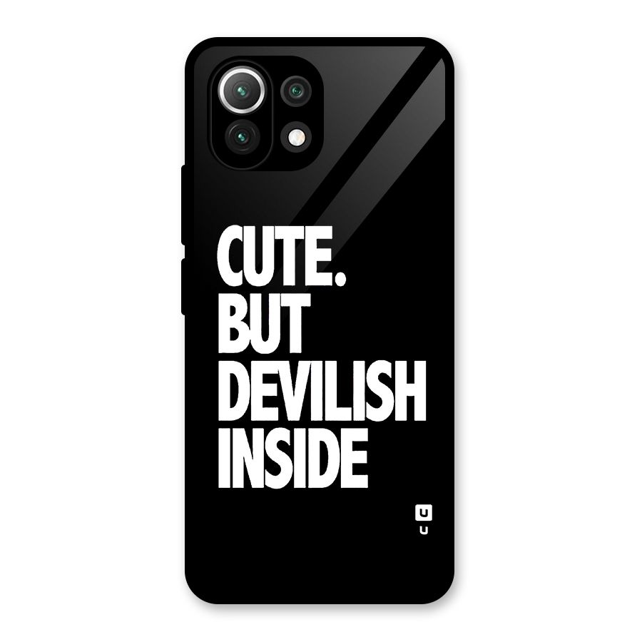 Devil Inside Glass Back Case for Mi 11 Lite NE 5G
