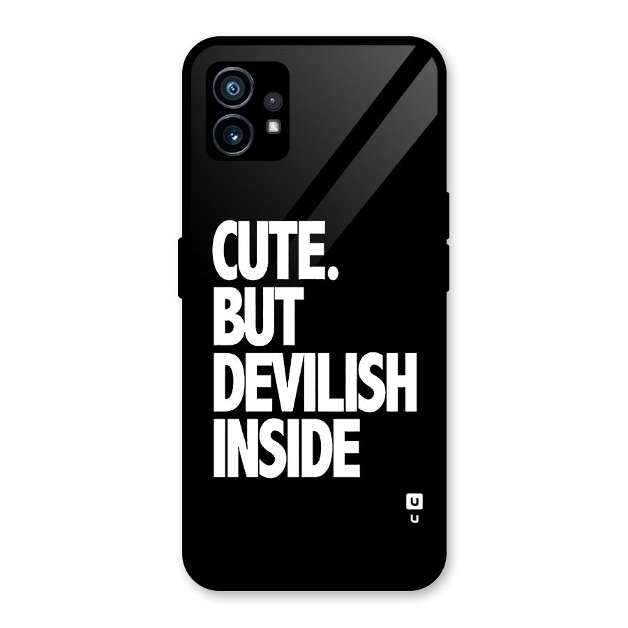 Devil Inside Glass Back Case for Nothing Phone 1