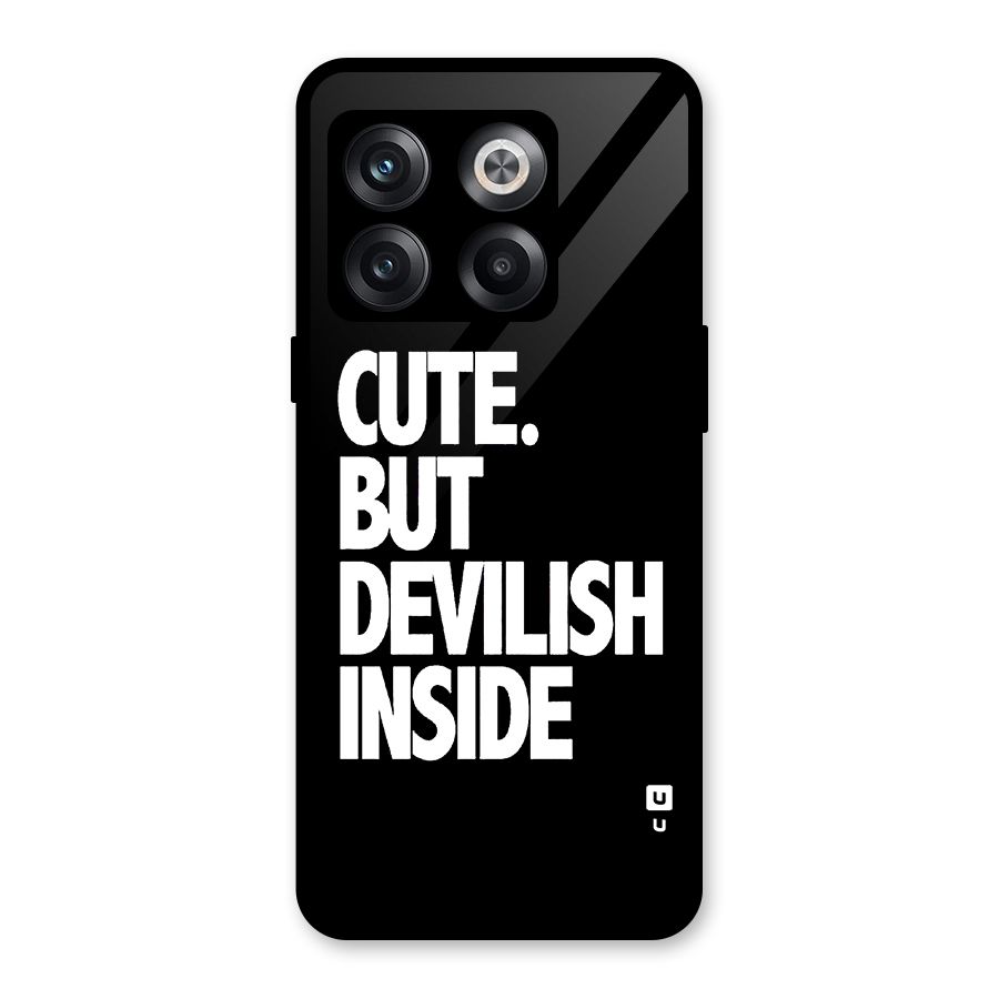 Devil Inside Glass Back Case for OnePlus 10T