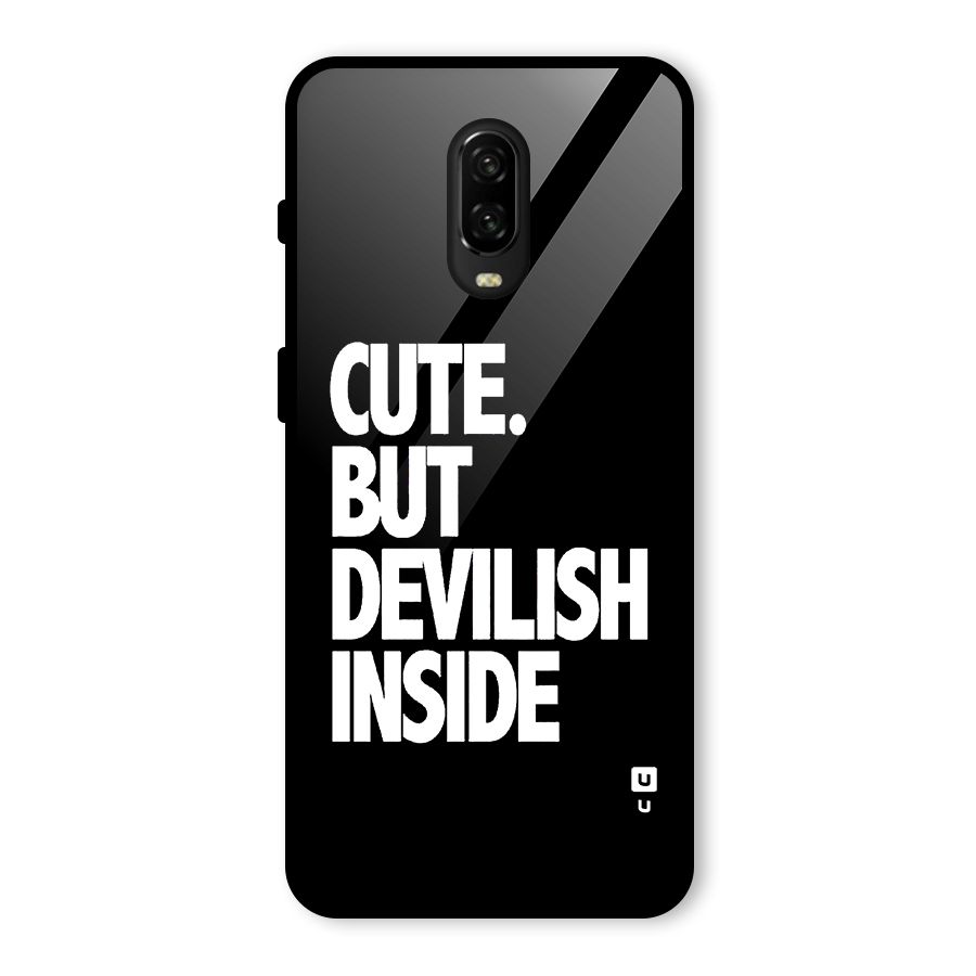 Devil Inside Glass Back Case for OnePlus 6T