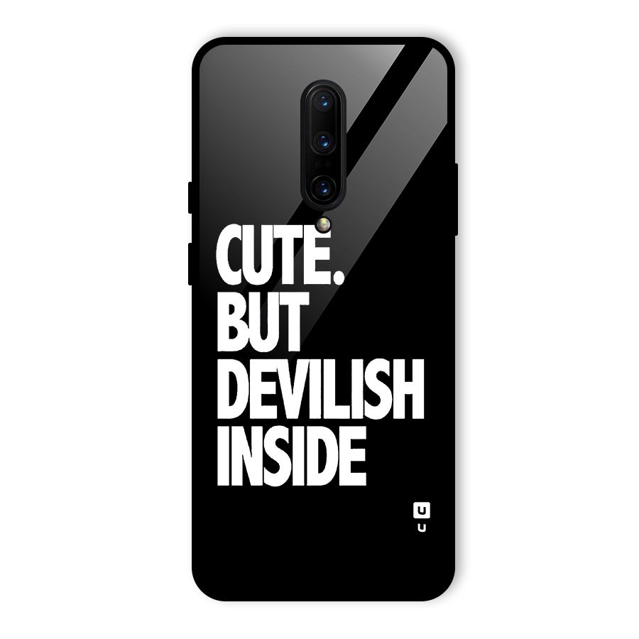 Devil Inside Glass Back Case for OnePlus 7 Pro