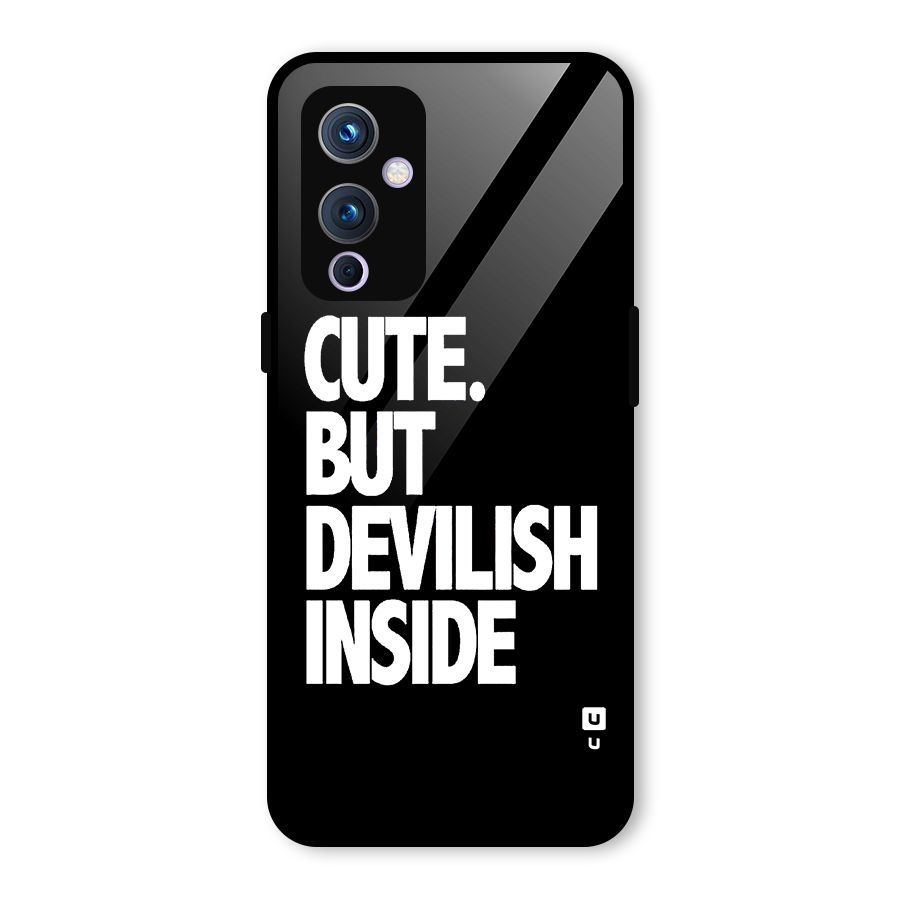 Devil Inside Glass Back Case for OnePlus 9
