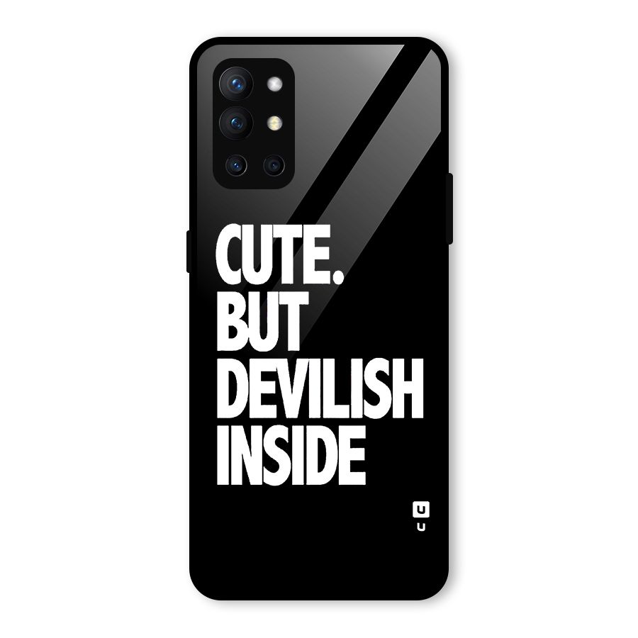 Devil Inside Glass Back Case for OnePlus 9R