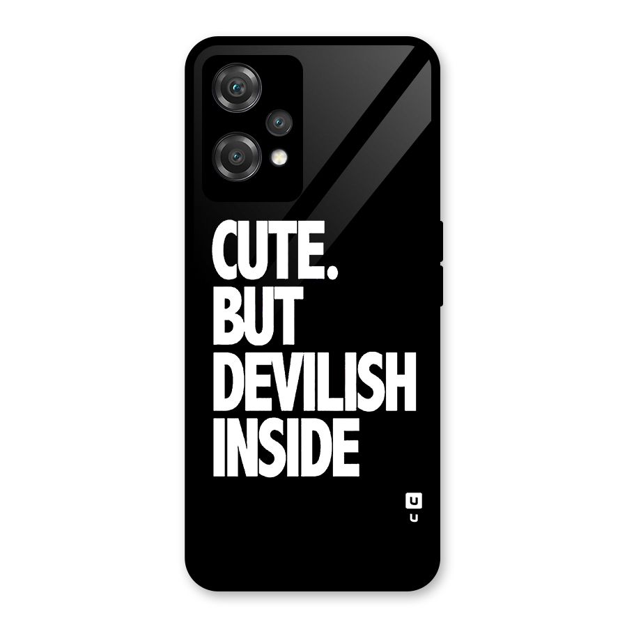 Devil Inside Glass Back Case for OnePlus Nord CE 2 Lite 5G