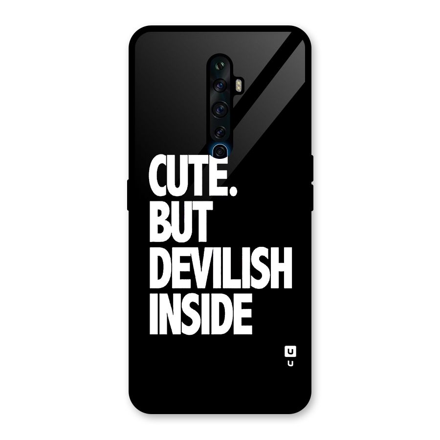 Devil Inside Glass Back Case for Oppo Reno2 Z