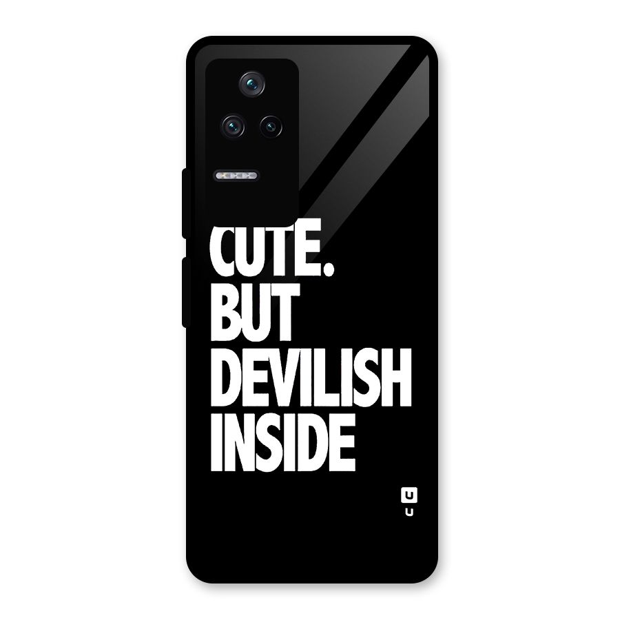 Devil Inside Glass Back Case for Poco F4 5G