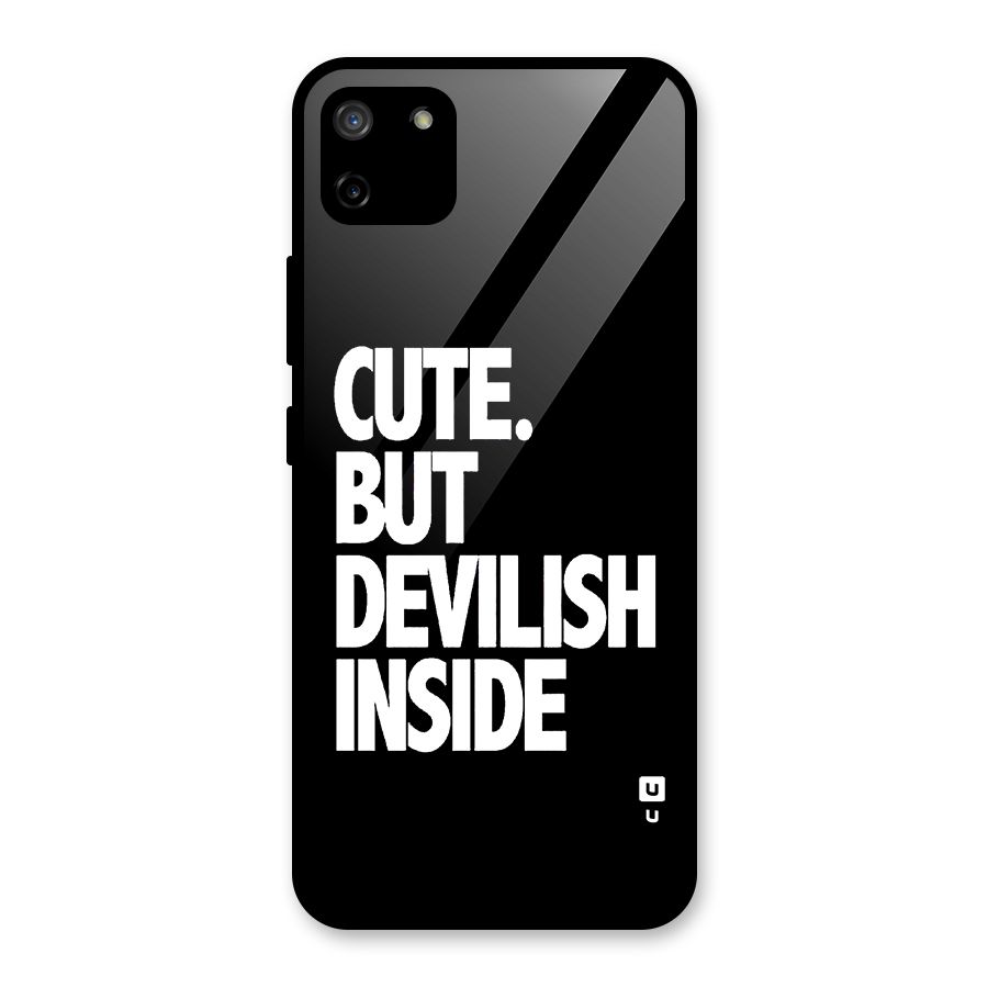 Devil Inside Glass Back Case for Realme C11