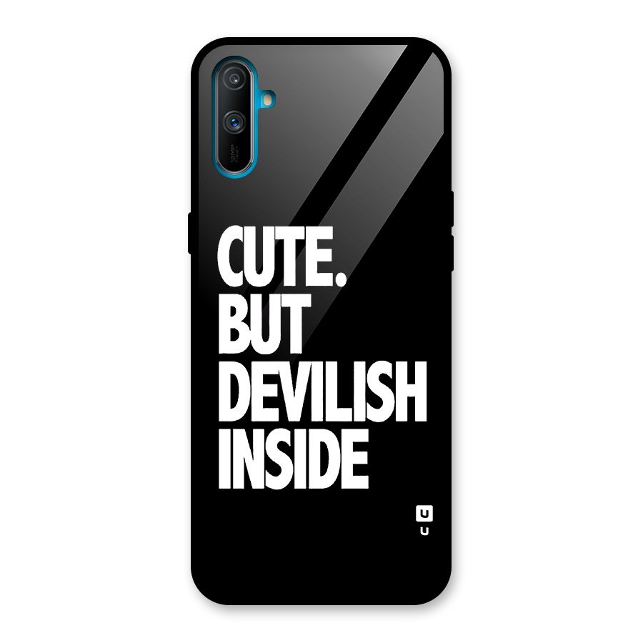 Devil Inside Glass Back Case for Realme C3