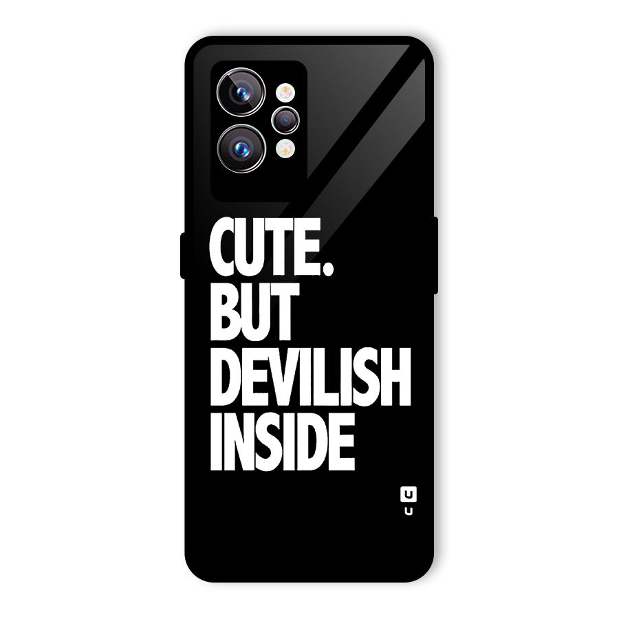 Devil Inside Glass Back Case for Realme GT2 Pro