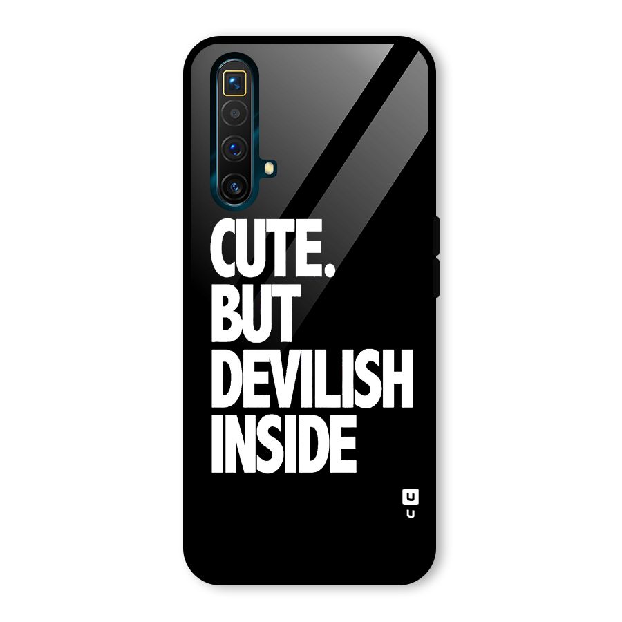 Devil Inside Glass Back Case for Realme X3