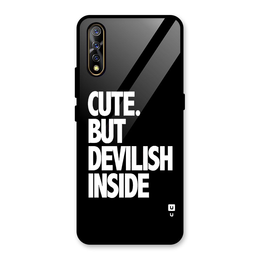 Devil Inside Glass Back Case for Vivo S1