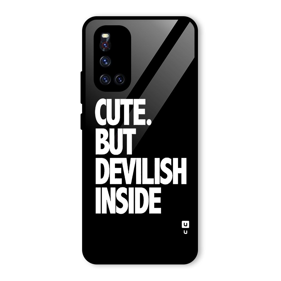 Devil Inside Glass Back Case for Vivo V19