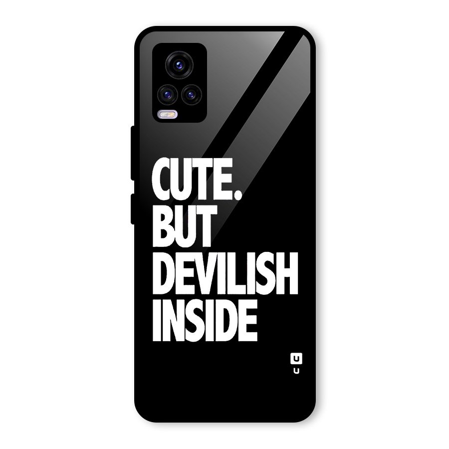 Devil Inside Glass Back Case for Vivo V20 2021