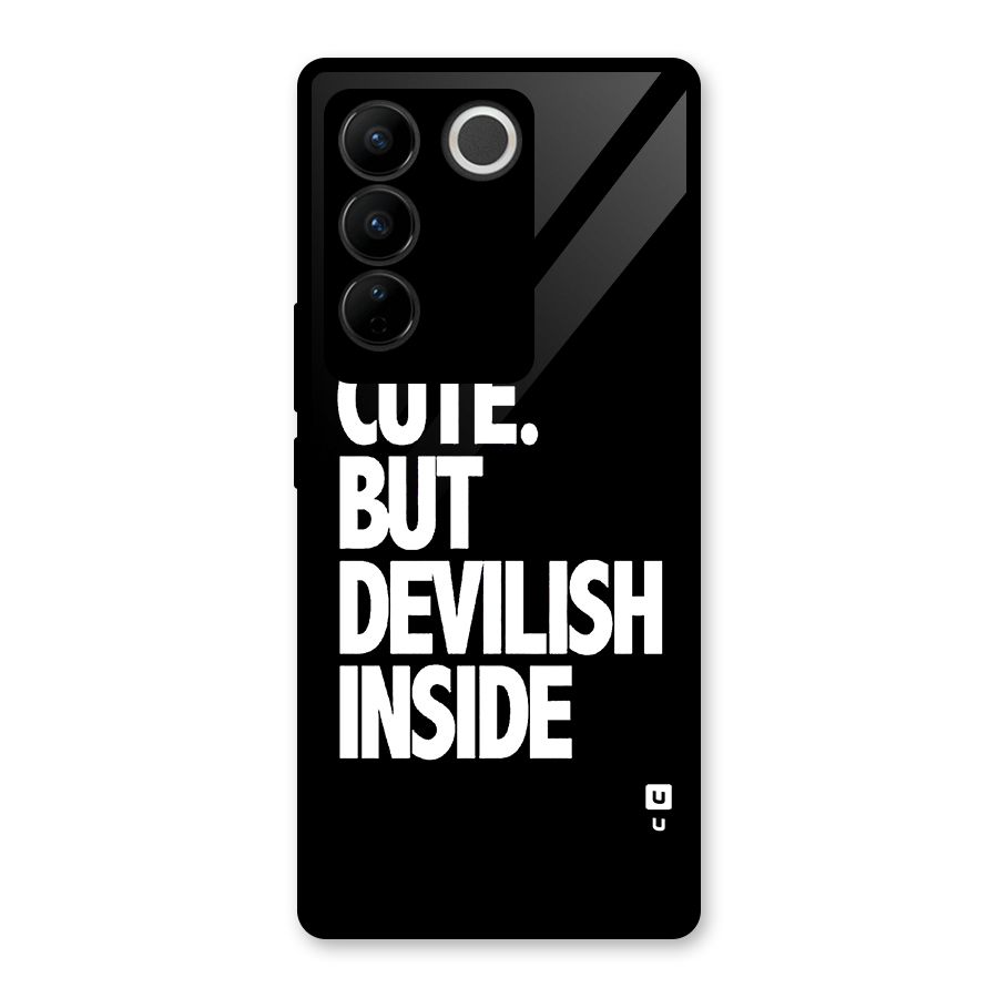 Devil Inside Glass Back Case for Vivo V27