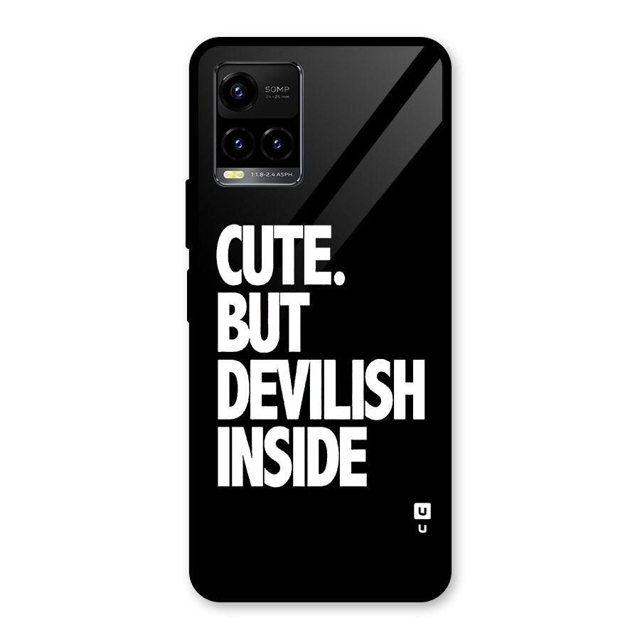 Devil Inside Glass Back Case for Vivo Y21T