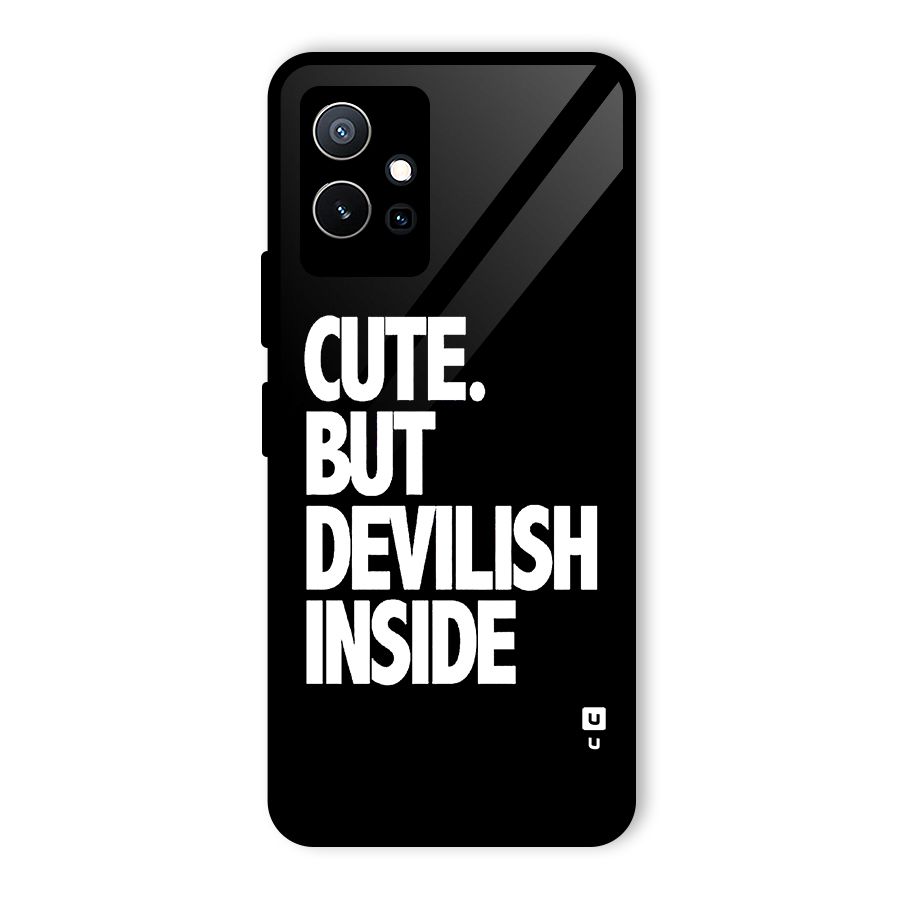 Devil Inside Glass Back Case for Vivo Y75 5G