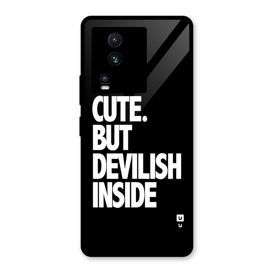 Devil Inside Glass Back Case for Vivo iQOO Neo 7 Pro