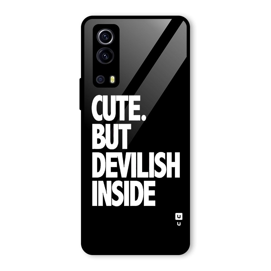 Devil Inside Glass Back Case for Vivo iQOO Z3